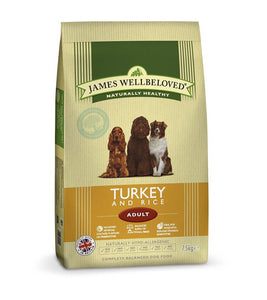 James Wellbeloved Turkey & Rice Adult Dry Dog Food - 1